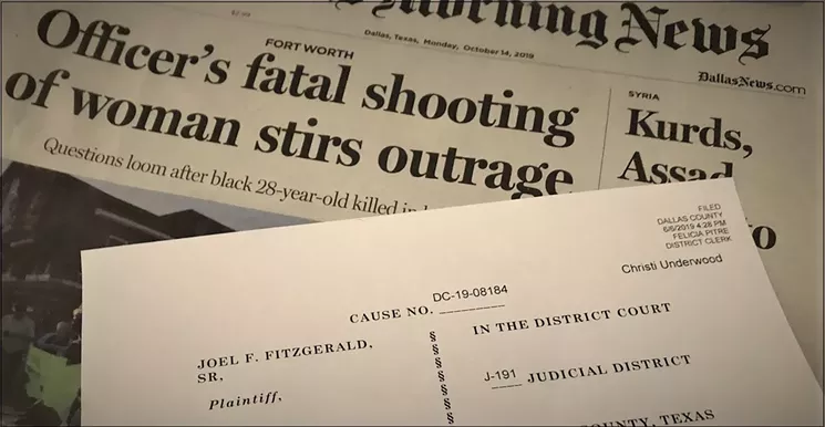 Many of the same questions raised by the shooting of Atatiana Jefferson are raised in fired Fort Worth police Chief Joel Fitzgerald's reinstatement lawsuit. - JIM SCHUTZE