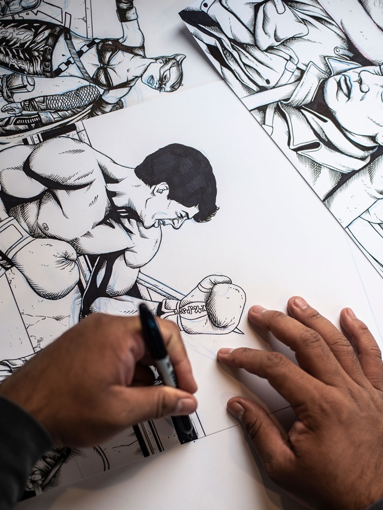Ink Well Illustrator Arturo Torres Draws Success Dallas Observer