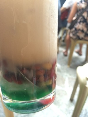 Some Halo Halo I had in Manila. Note the beans. - TAYLOR ADAMS