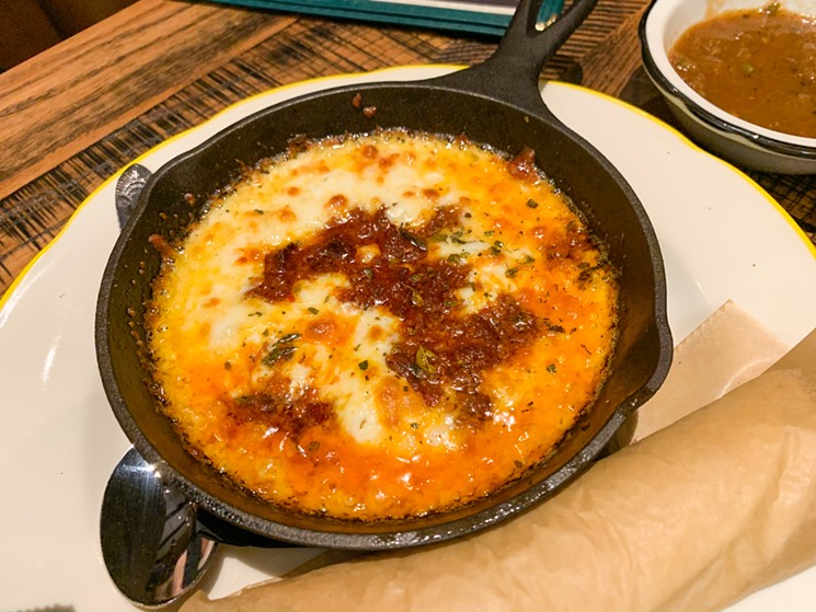 Queso fundido, made even better with chorizo - TAYLOR ADAMS