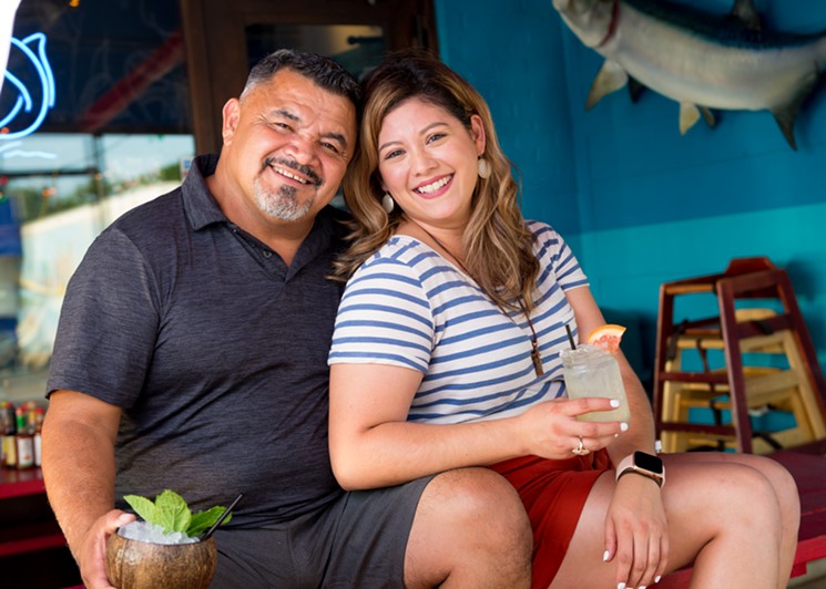 Ceviche Oyster Bar owners Raul Reyes and Elizabeth Beltran - ALISON MCLEAN