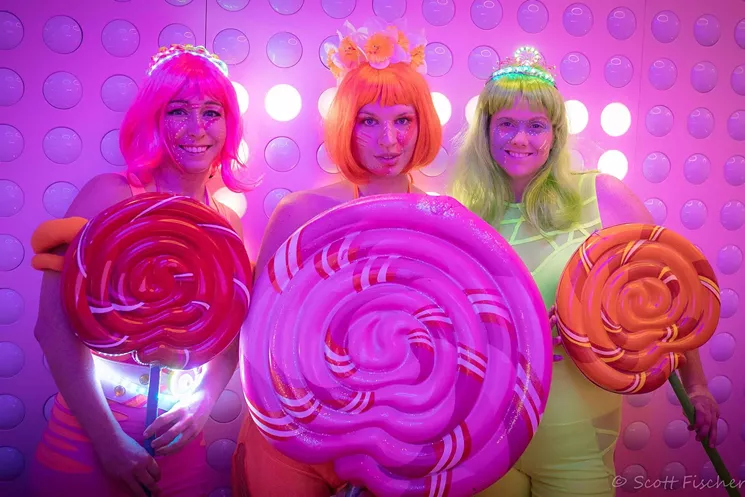 Babe alert. Babe Bash hasd a lineup that includes the interplanetary pop of the Helium Queens. - SCOTT FISCHER