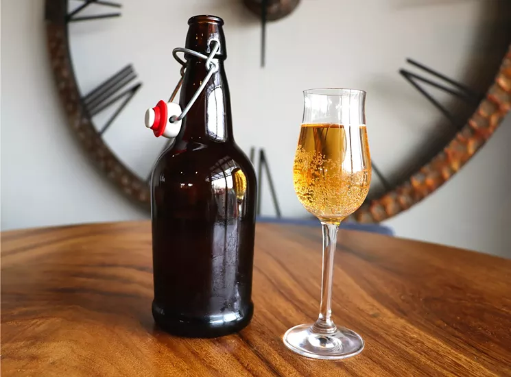 Trinity Cider will be a bit dryer than the typical sugar-sweet hard cider, the owners told us last year. Now they have a strawberry flavor as well. - COURTESY TRINITY CIDER