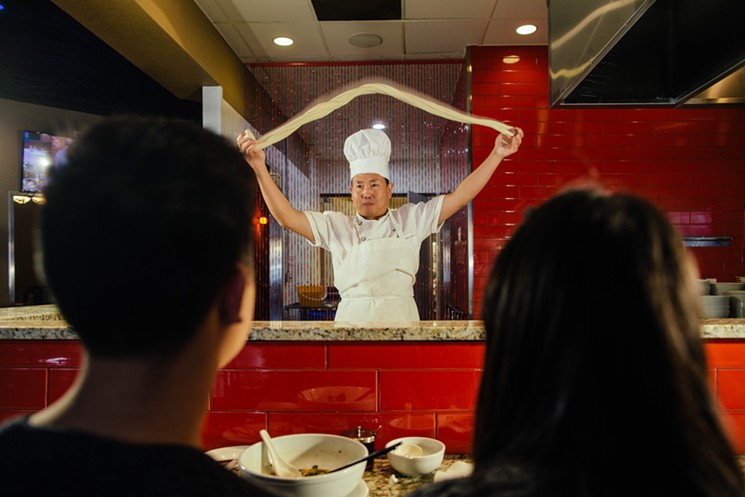 Thanks to chef Charlie Zhang's noodle showmanship, a meal at Imperial Cuisine feels more like dinner and a show. - KATHY TRAN