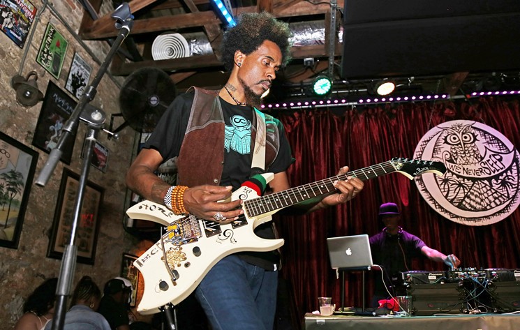 Stone Mecca has worked with Ice Cube, Snoop Dogg and Wu-Tang. Watch the multi-instrumentalist play (FOR FREE) at BrainDead Brewing on Sunday. - RODERICK PULLUM
