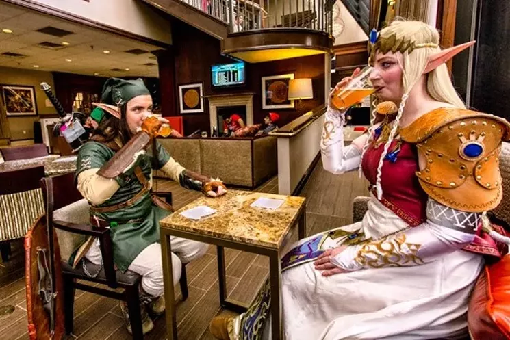 The annual fan gathering All Con came to an abrupt end Friday morning at the Crowne Plaza Hotel in Addison thanks to the county's COVID-19 emergency order. - ED STEELE