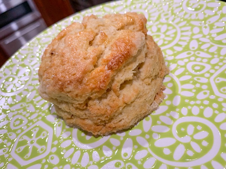 You can't let something like a perfect lemon-vanilla bean scone go to waste, nor do you need to eat six of them within two days, when they're at their freshest. - TAYLOR ADAMS
