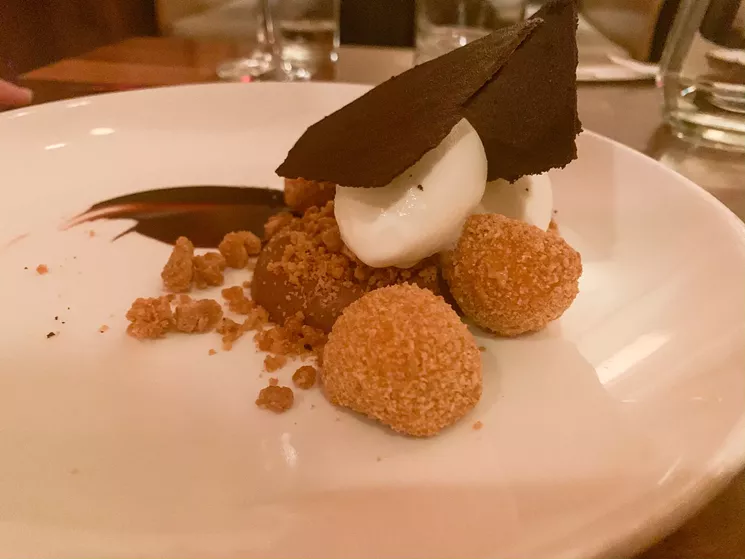 A break from the COVID talk: fried milk at Uchi is incredible. If nothing else, just go for this. (But you should also get nigiri and sashimi while you're there, too.) - TAYLOR ADAMS