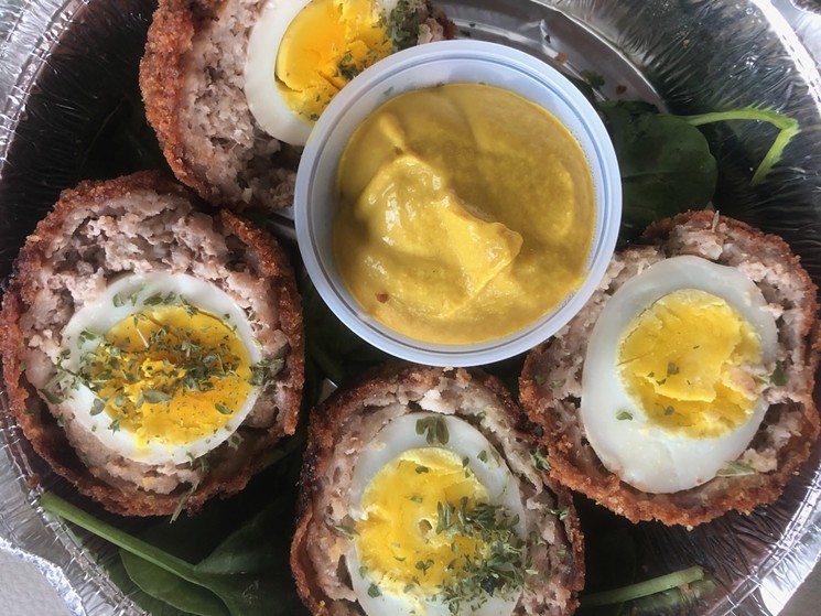 From Across the Pond's Scotch eggs - LAUREN DREWES DANIELS