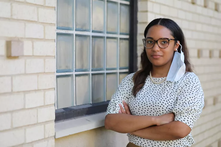 Professional counselor Brittney Taylor assists those with anxiety and depression at Dallas Metrocare Services. - DANIEL RODRIGUE