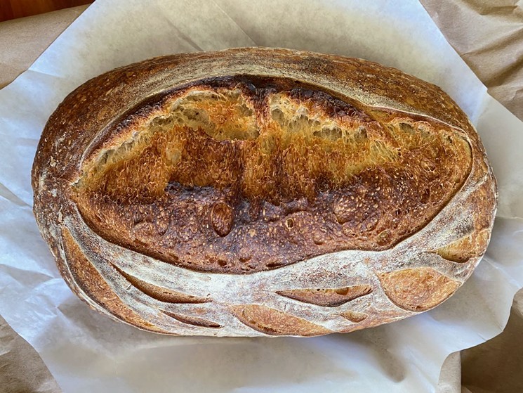 An ariel perspective of the sourdough loaves at Candor. - LAUREN DREWES DANIELS