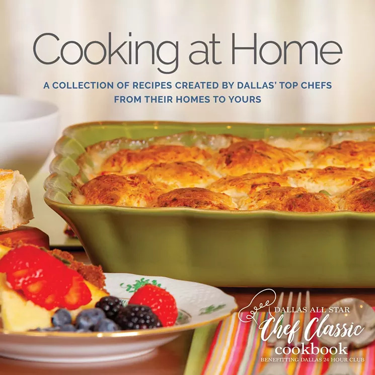 Anderson's mother's cheesecake recipe is in the upcoming cookbook and is pictured on the cover. - THE DALLAS 24 HOUR CLUB