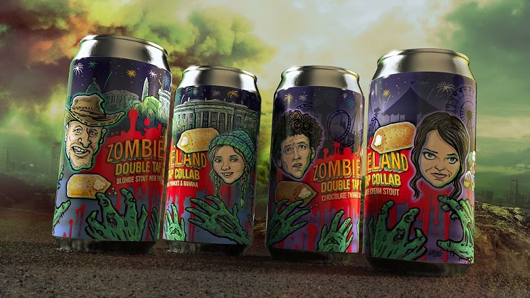 These special releases are a collaboration between Lakewood Brewing and Intrinsic Smokehouse and Brewery. Can artwork is by Brad Albright. - LAKEWOOD BREWING CO.