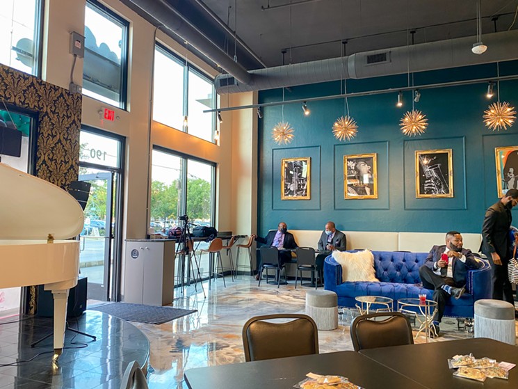 Inside the new West Dallas coffee bar. - KIAN HERVEY
