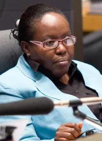The indictment identifies "Council Member A" as the leader of Dallas’ Housing Committee in spring 2015, The chair of the committee at that time was Carolyn Davis. Davis pleaded guilty last year to accepting bribes from another developer. - PHOTO BY BRIAN HARKIN
