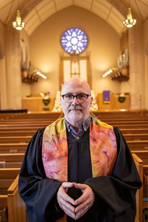 The Rev. Eric Folkerth, senior pastor at Kessler Park United Methodist Church, took up the cause of racial injustice from the pulpit after the murders of nine black churchgoers in South Carolina. - MARK GRAHAM