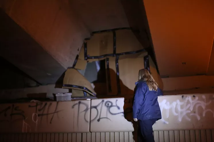 Cities across the country conduct their homeless population surveys on a single morning or night in January, hoping cold weather will drive more people into shelters, making them easier to count. This year, the count will span two weeks. - DYLAN HOLLINGSWORTH