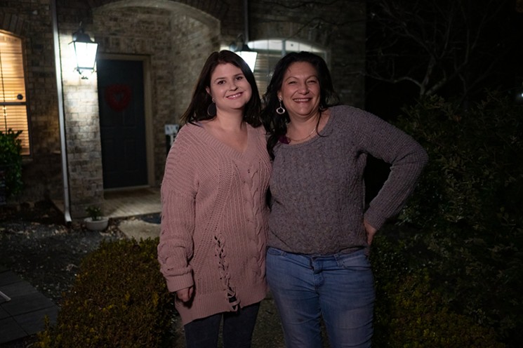Courtney Brooks (left) and Hava Johnston were appalled by seeing North Texas real estate agents attending the Capitol riot by private jet. - MIKE BROOKS