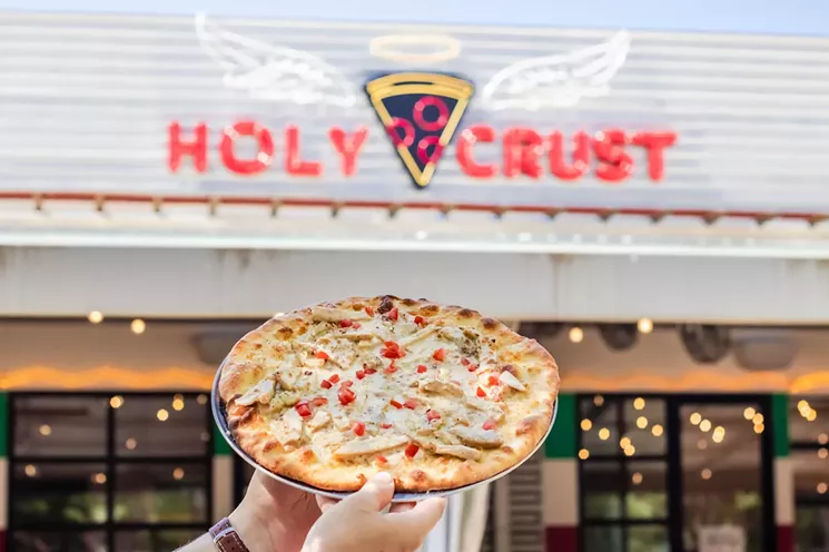 Toppings are sauteed before getting baked with the pizza crusts at Holy Crust. - COURTESY OF HOLY CRUST