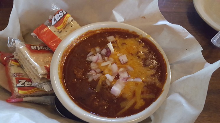 Chili or the beloved cheddar fries at Snuffers? If only there were a way to somehow combine them. - KRISTINA ROWE