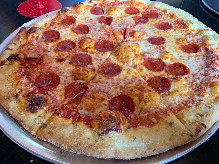 Serious Pizza's pepperoni pizza - LAUREN DREWES DANIELS