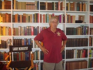 The author at his Archer City bookstore, Booked Up. - VALERIE GORDON GARCIA