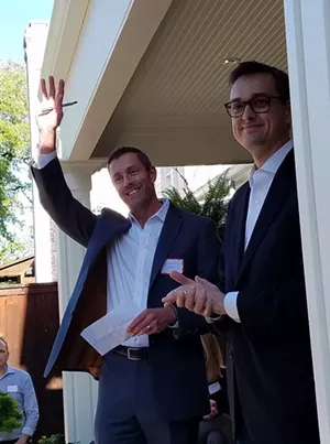 Before Chad West was elected to City Council, he served on the city plan commission under former council member Scott Griggs. - CHAD WEST FOR DALLAS