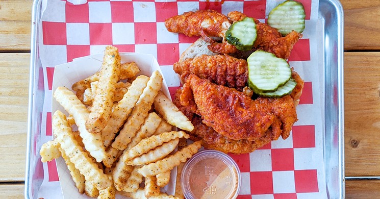 Lucky's Hot Chicken is now spreading its wings in Highland Park. - STEVEN MONACELLI