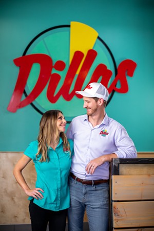Kyle and Maggie Gordon planned the menu for Dillas on a road trip back in college. - KATHY TRAN