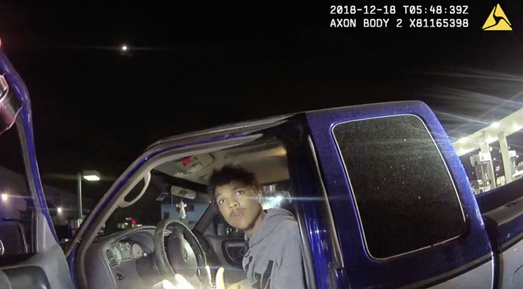 Neco Bonham said he thought he did everything right when pulled over by Richardson police in 2018, but he ended up in handcuffs after being shocked with a Taser and punched in the head by officers. - RICHARDSON POLICE