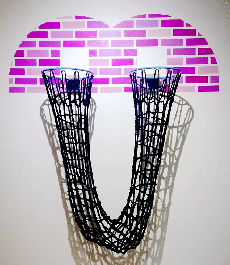 Maria Molteni, "Win/Win (Lose/Lose)" at a past exhibition in Conduit Gallery. - COURTESY CONDUIT GALLERY