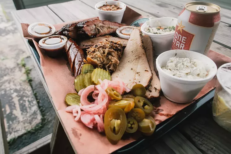 The driver may have to skip the beer, but the Little Vaughn tray will feed a carload of hungry road trippers. - CHRIS WOLFGANG