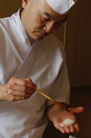 Chef Tatsuya Sekiguchi will serve omakase-style sushi, the ultimate "read the room" of dining. - MELISSA HORN