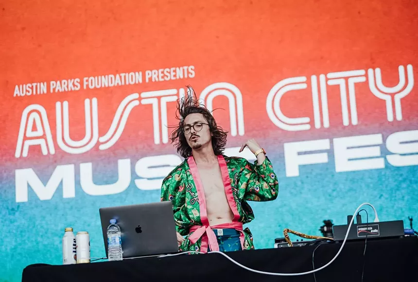 North Texas' own Marc Rebillet, aka Loop Daddy, had the most wildly entertaining set at ACL. - RACHEL PARKER