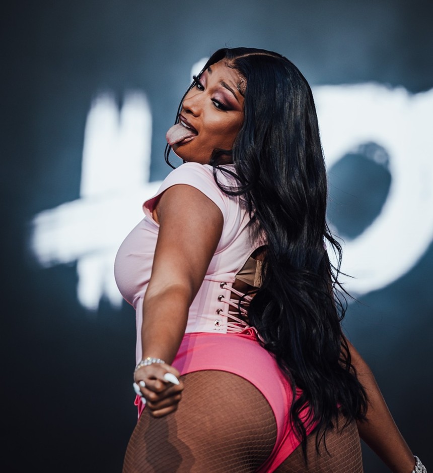 Megan Thee Stallion performed at ACL on Friday. - RACHEL PARKER