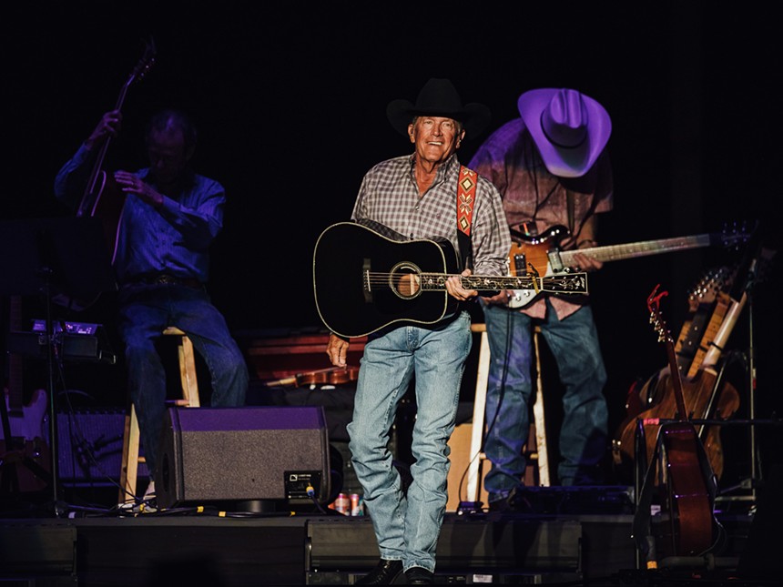 George Strait, a true king of country music hits, headlined ACL on Friday Night. - RACHEL PARKER