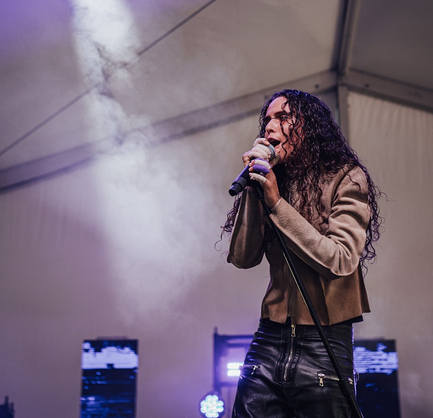070 Shake gave off crazy rage-filled Michael Jackson vibes in the Titos tent. - RACHEL PARKER