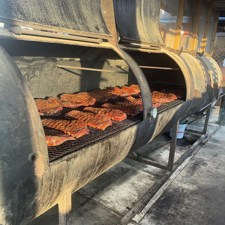 They're ordering another smoker to increase capacity. - COURTESY OF GOLDEE'S BARBECUE