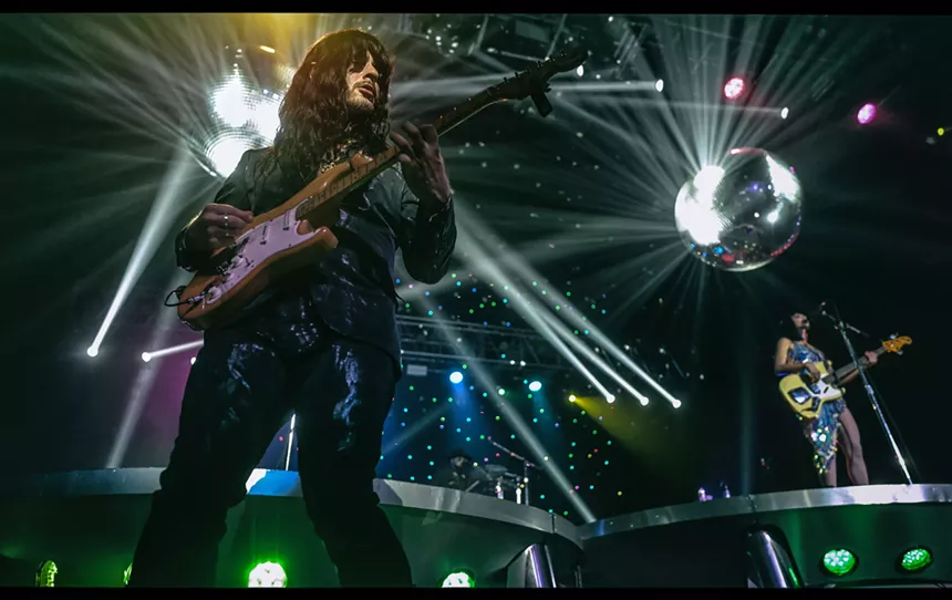 Khruangbin's Mark Speer proved the destination is less importat than the journey at the band's spacey Dallas show. - MIKE BROOKS