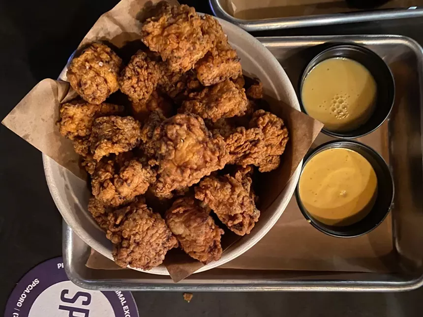 If you can avoid giggling while ordering a bowl of "nuggies", you're a better person than we are. - CHRIS WOLFGANG
