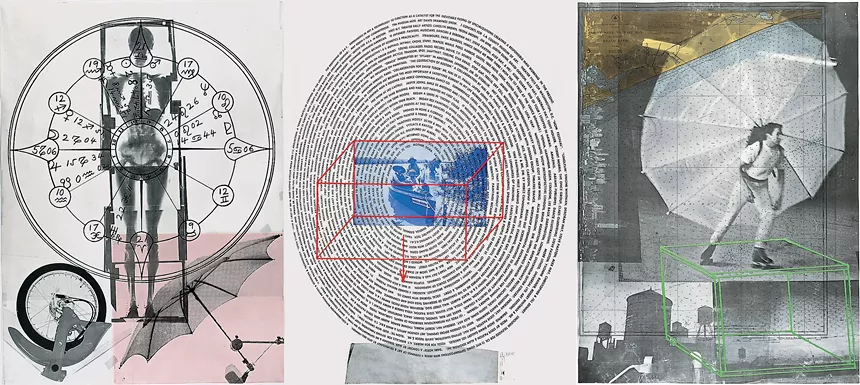 Robert Rauschenberg, Autobiography: three works, 1968, offset lithographs on paper, Dallas Museum of Art, bequest of William B. Jordan and Robert Dean Brownlee, 2019. - © ROBERT RAUSCHENBERG FOUNDATION. IMAGE COURTESY OF THE ROBERT RAUSCHENBERG FOUNDATION