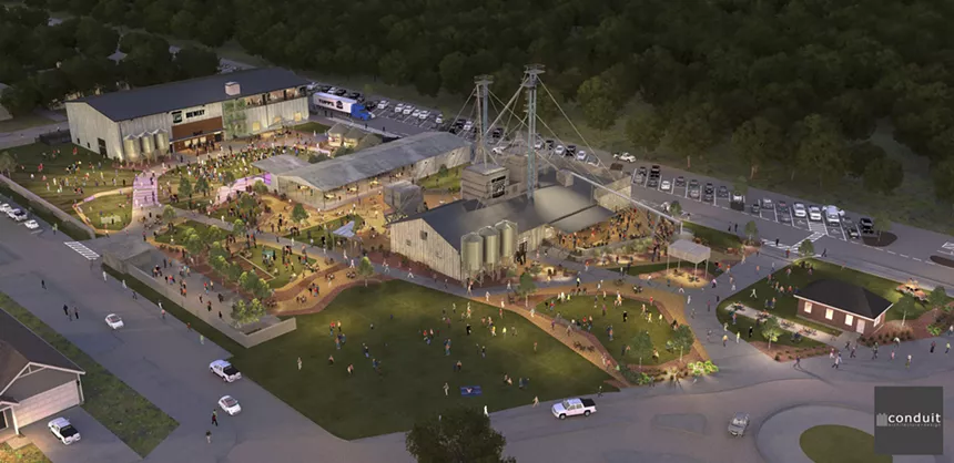 A rendering of the new brewery, which will be just a mile away from their current spot. - TUPPS BREWERY
