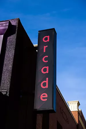 A classic style arcade sign is now part of the Denton square skyline thanks to Free Play Arcade. - COREY HYDEN