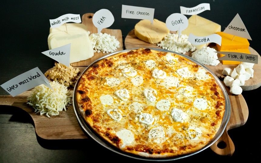 The Cheese X at GAPCo is available Jan. 20 - 23. - COURTESY OF GREENVILLE AVENUE PIZZA COMPANY