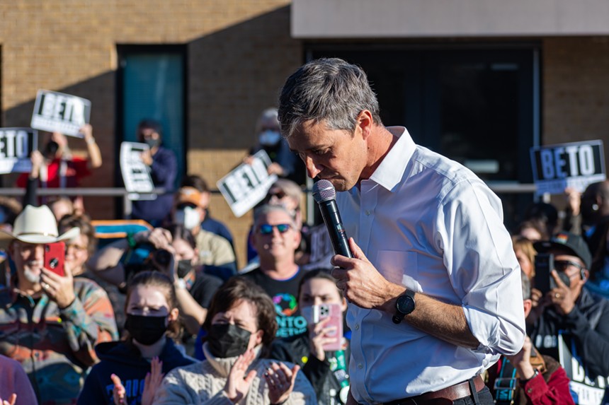 Beto captured the crowd's attention. - CARLY MAY