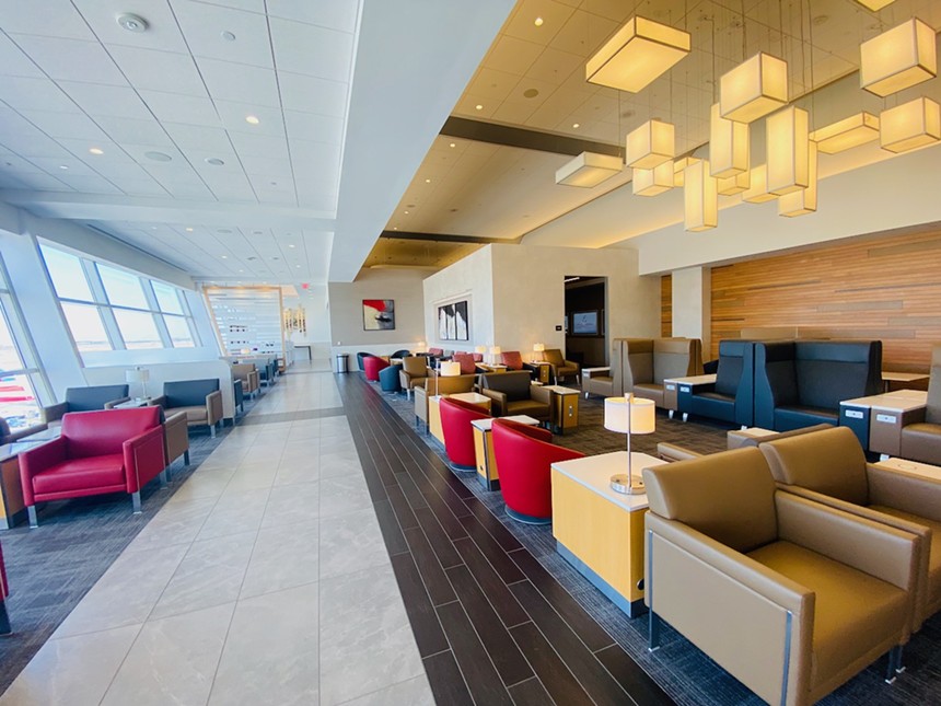 American Airlines Flagship lounge is stacked with posh amenities. - LAUREN DREWES DANIELS
