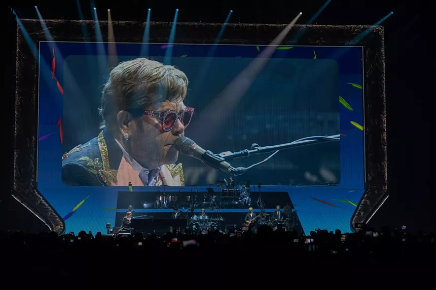 Elton John's last performance in Dallas was joyful and tragic. -ANDREW SHERMAN