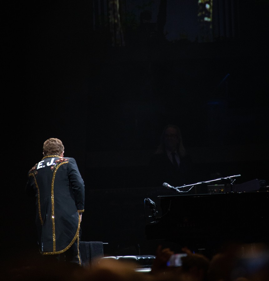 Elton John played his last gig in Dallas on Friday, but he'll be back in Arlington in September.  -ANDREW SHERMAN