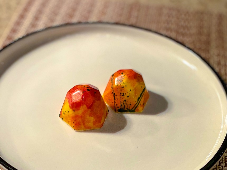 Beautiful cherry bonbons capped the meal. - HANK VAUGHN