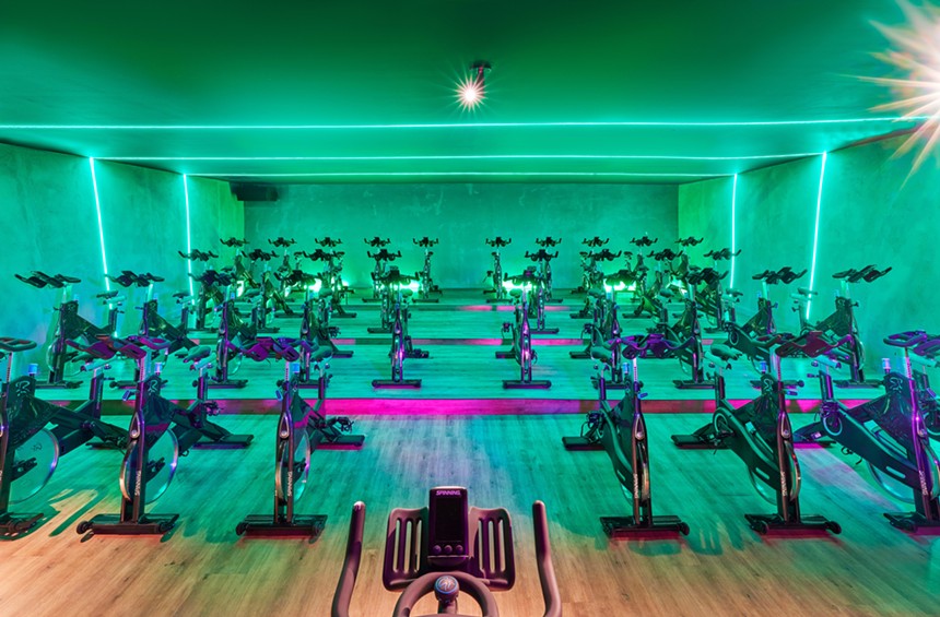 One of eight indoor fitness rooms at Jhn Reed Dallas.  - COURTESY OF JOHN REED FITNESS
